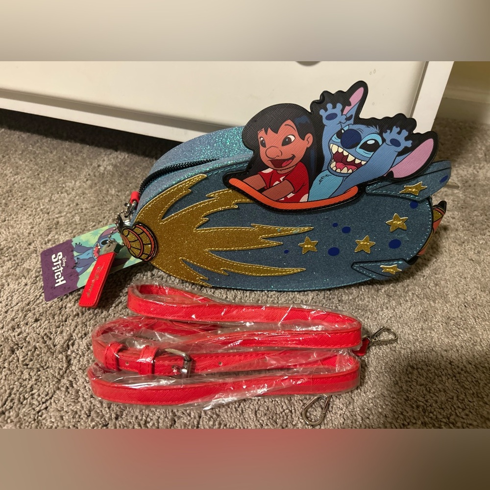 NWT - Bioworld Lilo & Stitch Space Adventure Crossbody Bag
